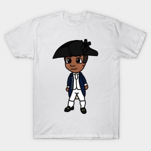 Chibi James Forten (Large Print) T-Shirt